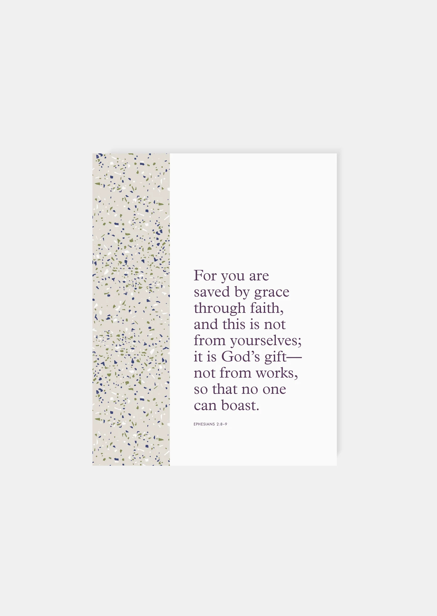 Ephesians 2:8-9 Art Print (DIGITAL)