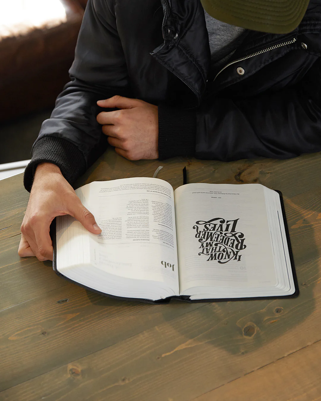 He Reads Truth Bible, Black LeatherTouch Indexed - Image 9