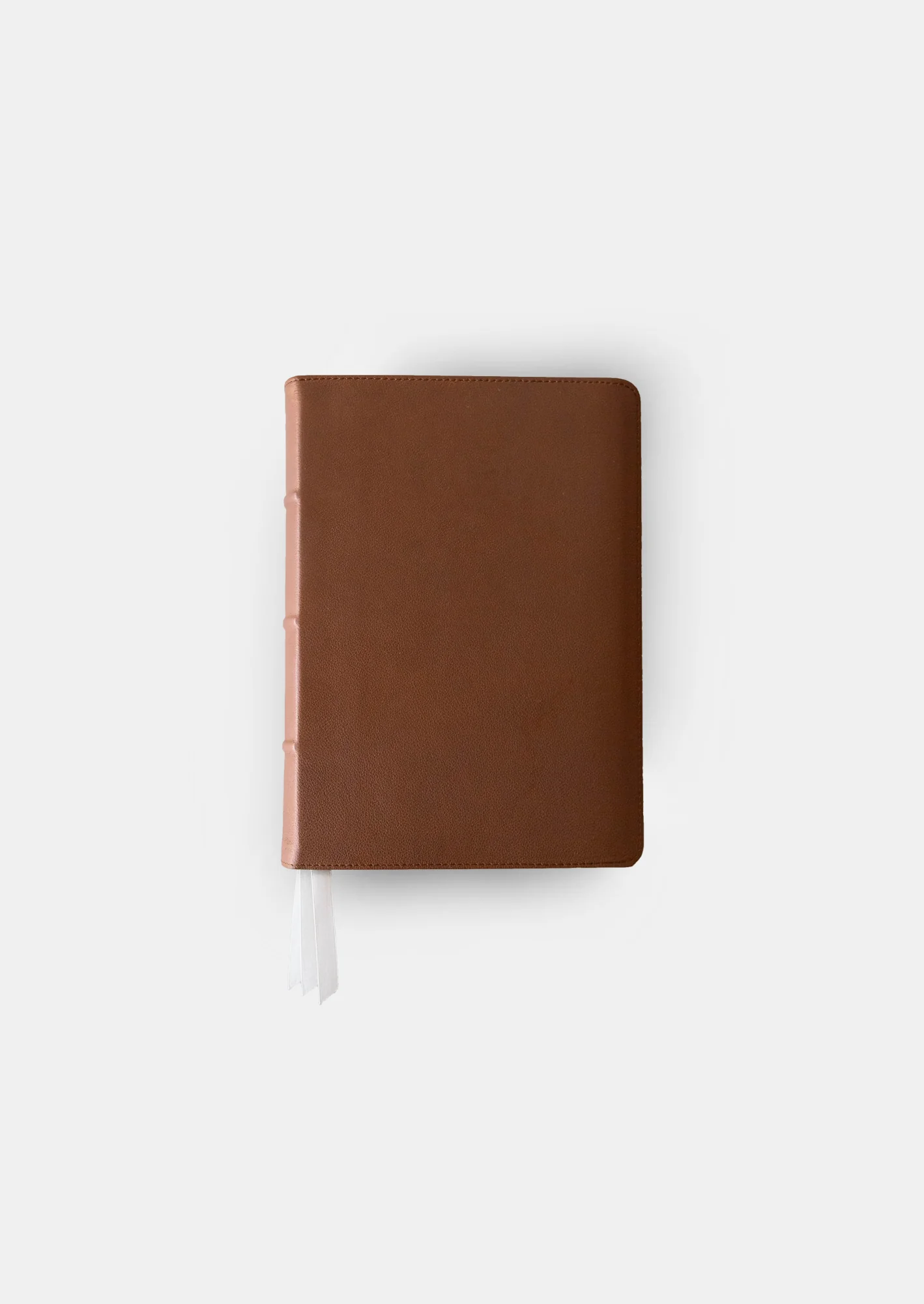 He Reads Truth Bible, Holman Handcrafted Collection, Saddle Brown Premium Calfskin