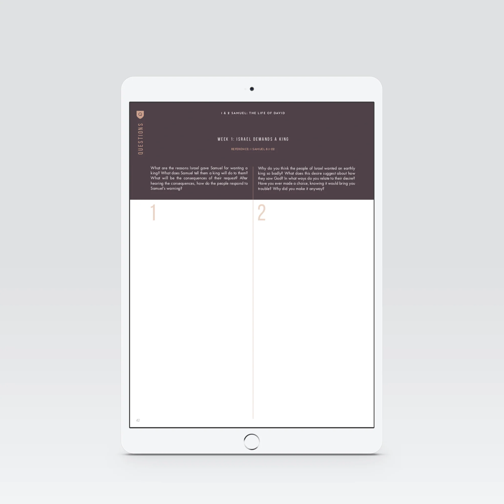 1 & 2 Samuel: The Life of David Women's Reading Guide (DIGITAL) - Image 2