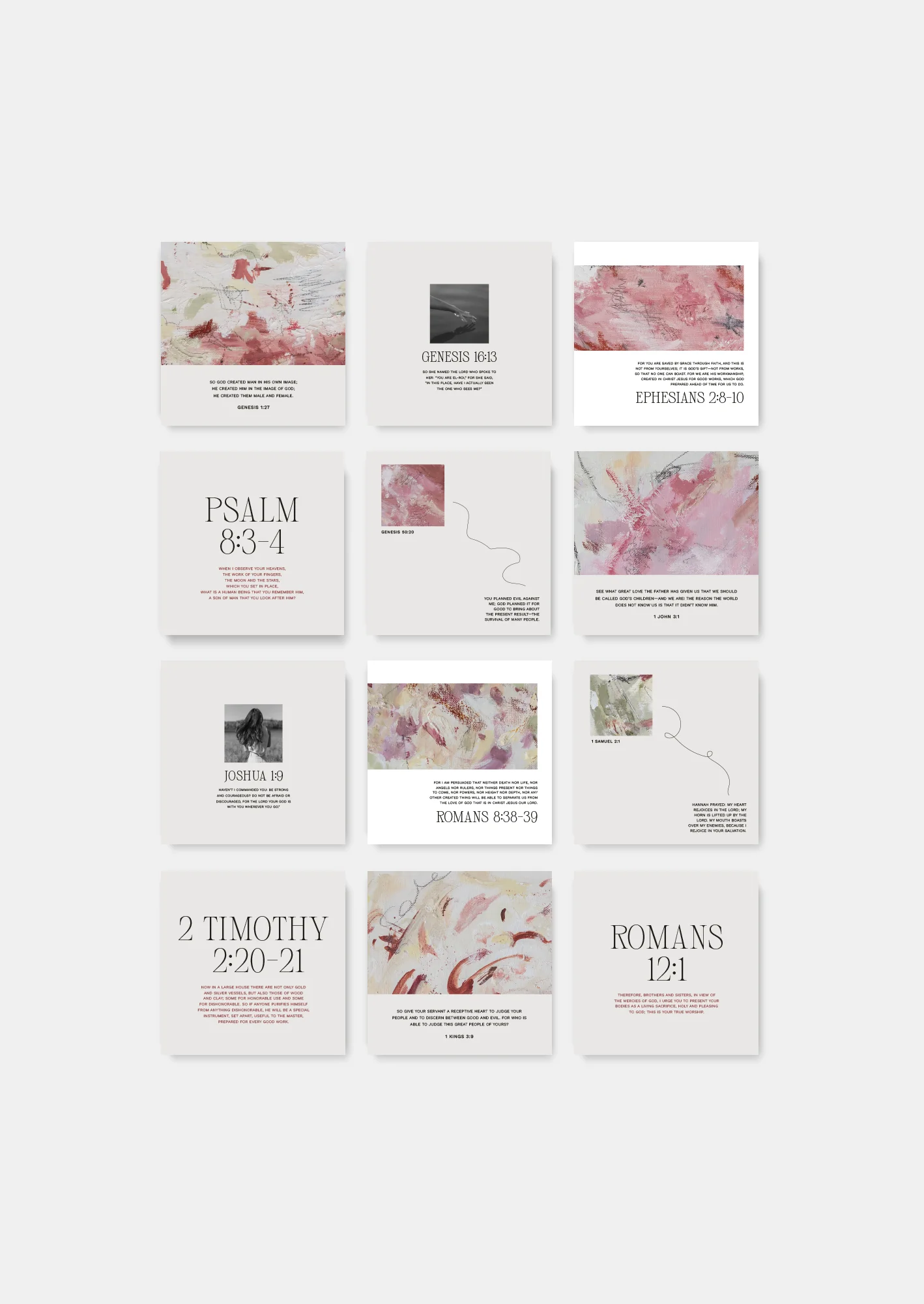 People in the Old Testament Scripture Card Set