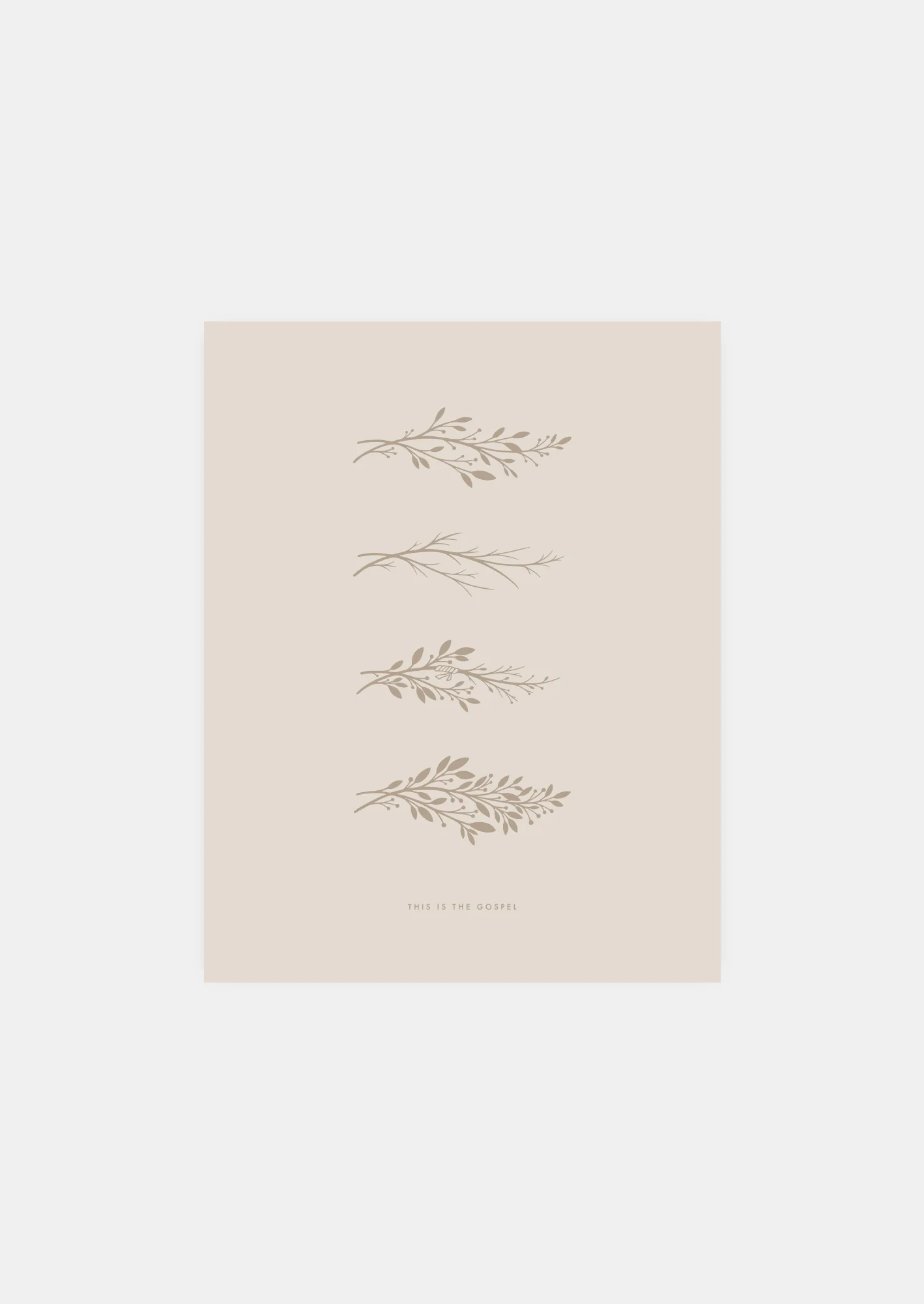 This Is the Gospel Art Print (DIGITAL)
